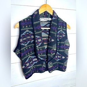 Geometric Patterned Vest - Multicolor